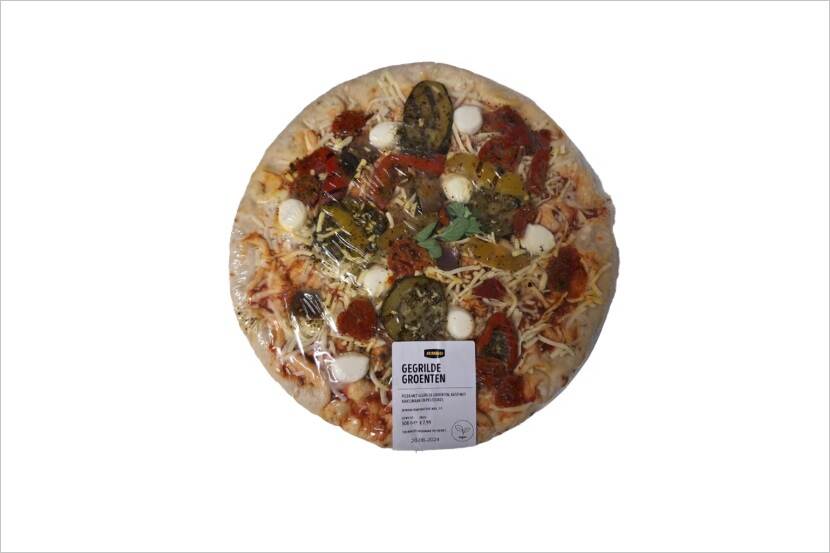 Jumbo vegan pizza gegrilde groente