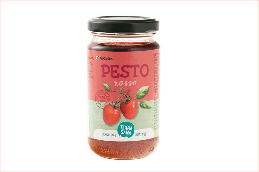 Veiligheidswaarschuwing Pesto Rosso